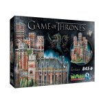 Puzzle 3d - game of thrones - le donjon rouge wrebbit 3d