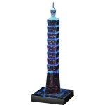 Puzzle 3d night edition - taipei ravensburger