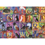 Puzzle alphabet du chat trefl