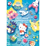 Puzzle ambiance estivale hello kitty trefl