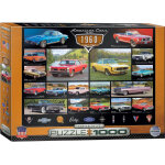 Puzzle american cars of the 1960s eurographics