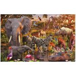 Puzzle animaux du continent africain ravensburger Puzzle animaux du continent africain ravensburger
