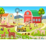 Puzzle les animaux de la ferme bluebird puzzle