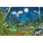 Puzzle animaux dans la for�t nocturne schmidt spiele