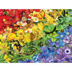 Puzzle arc - en - ciel de papillons sunsout