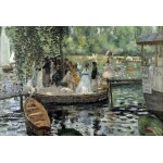 Puzzle auguste renoir : la grenouillre, 1869 grafika kids