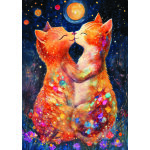 Puzzle baiser au clair de lune trefl