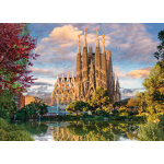 Puzzle barcelone, sagrada familia eurographics