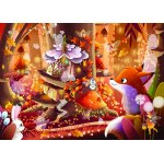 Puzzle en bois d�coup� � la main - maison des f�es puzzle mich�le wilson