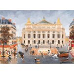 Puzzle en bois dcoup  la main - place de l'opra, fabienne delacroi