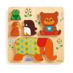 Puzzle en bois - woodypile djeco