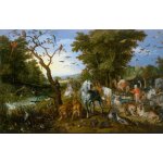 Puzzle brueghel pieter - entr�e des animaux dans l'arche de no�