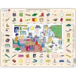 Puzzle cadre - apprendre l'anglais 6 : l'ecole (en anglais) larsen