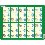Puzzle cadre - apprendre  compter : l'addition de 1  10 larsen