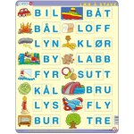 Puzzle cadre - apprendre  peler 4 (en norvgien) larsen