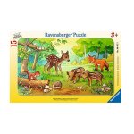 Puzzle cadre - b�b�s animaux de la for�t ravensburger