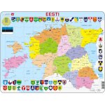 Puzzle cadre - carte de l'estonie (en estonien) larsen