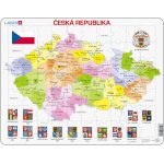 Puzzle cadre - carte de la rpublique tchque (en tchque)