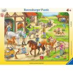 Puzzle cadre - au centre equestre ravensburger