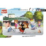 Puzzle cadre - mini - loup nathan