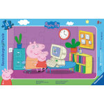 Puzzle cadre - peppa pig ravensburger