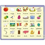 Puzzle cadre - lr  lese (sm bokstaver) (en norvgien)