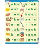Puzzle cadre - lr  lese (sm bokstaver) (en norvgien)