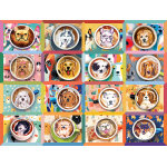 Puzzle caf�s chiens cobble hill