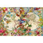 Puzzle carte faune et flore ravensburger