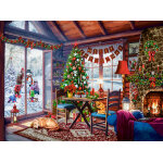Puzzle chalet de nol castorland