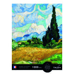 Puzzle champ de bl� avec cypr�s - vincent van gogh calypto
