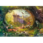 Puzzle ch�teau de conte de f�es dans la for�t schmidt spiele