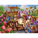 Puzzle chiens et courtepointes sunsout