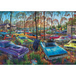 Puzzle cimeti�re de voiture art puzzle