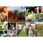 Puzzle collage - animaux de la ferme grafika