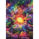 Puzzle colorboom - jungle psych�d�lique - boite compacte clementoni