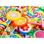 Puzzle colorful lollipops bluebird puzzle Puzzle colorful lollipops bluebird puzzle