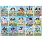 Puzzle cottages au bord de la mer cobble hill