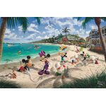 Puzzle disney - mickey & minnie en floride - eco - friendly schmidt spiele