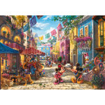 Puzzle disney, mickey & minnie au mexique b; schmidt spiele