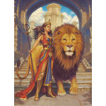 Puzzle la dompteuse de lions (collection fantastique) nathan