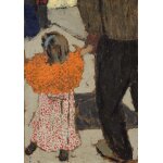 Puzzle edouard vuillard : enfant portant un foulard rouge, 1891