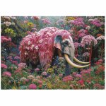 Puzzle �l�phant fleuri educa