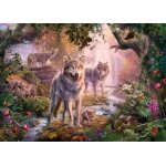 Puzzle la famille des loups en �t� ravensburger