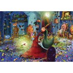 Puzzle françois ruyer - la sorcière à la baguette magique Puzzle françois ruyer - la sorcière à la baguette magique