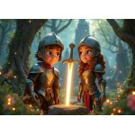 Puzzle les gardiens de l'�p�e de lumi�re bluebird puzzle