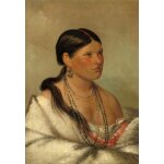 Puzzle george catlin : femme aigle - shawano, 1830 grafika kids