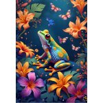 Puzzle la grenouille et le bal des papillons alipson puzzle