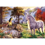 Puzzle chevaux cachs art puzzle