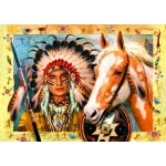 Puzzle indian chief bluebird puzzle Puzzle indian chief bluebird puzzle